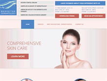 Tablet Screenshot of dermatologistnewyork.org